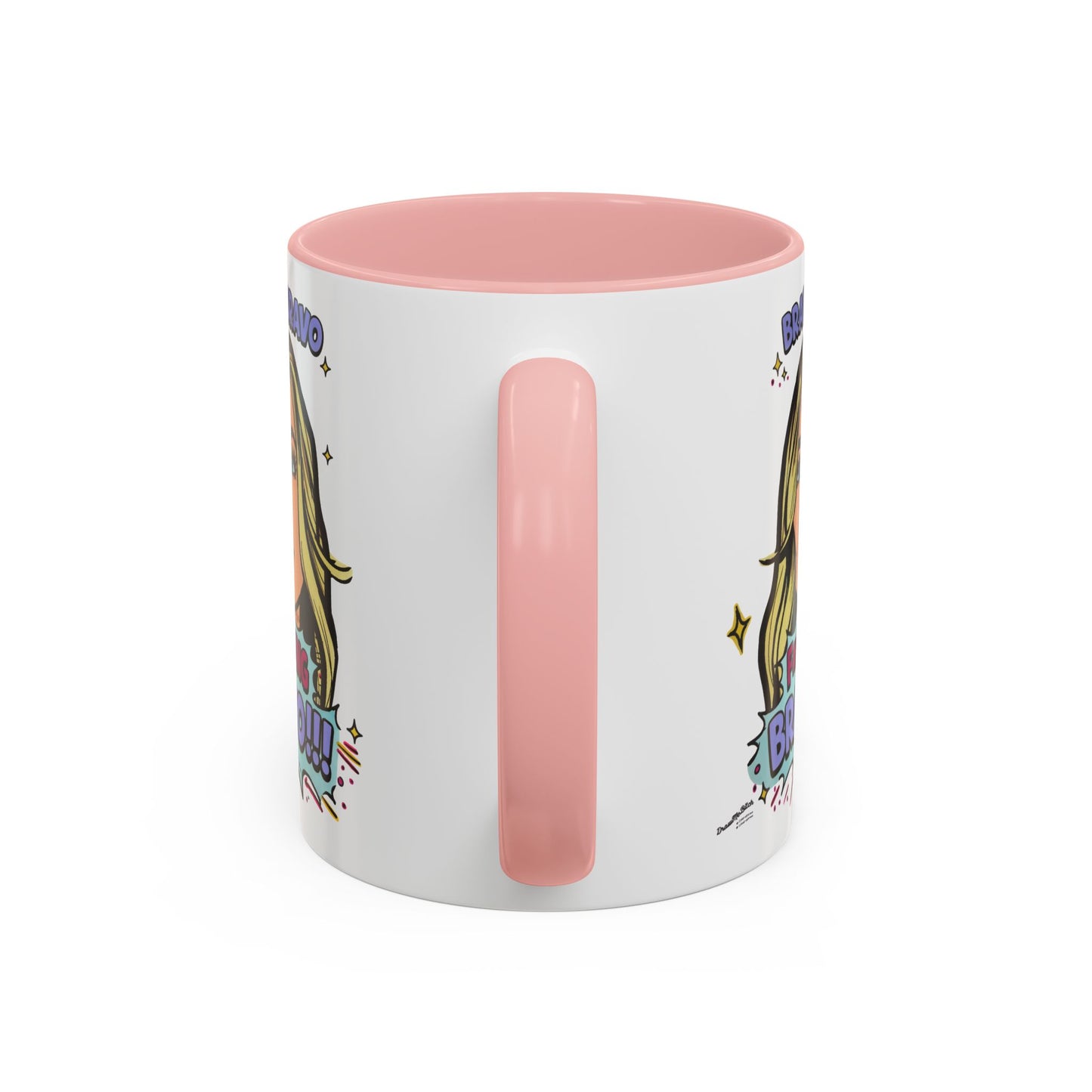 RHOBH Denise Bravo Bravo Bravo, Ceramic Mug, Various Sizes & Colors, featuring Denise Richards