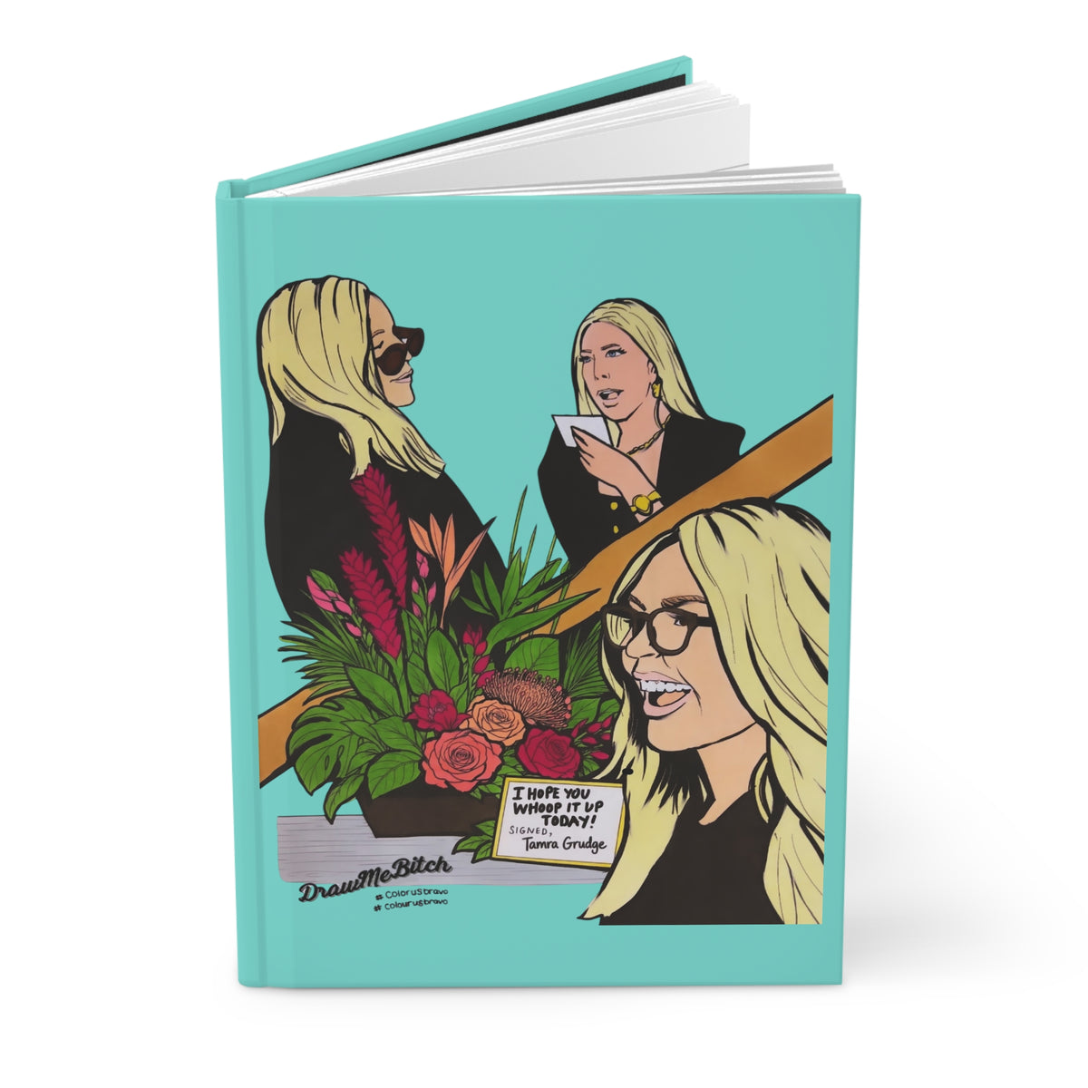 RHOC Tamra Grudge Flowers, Journal, featuring Tres Amigas