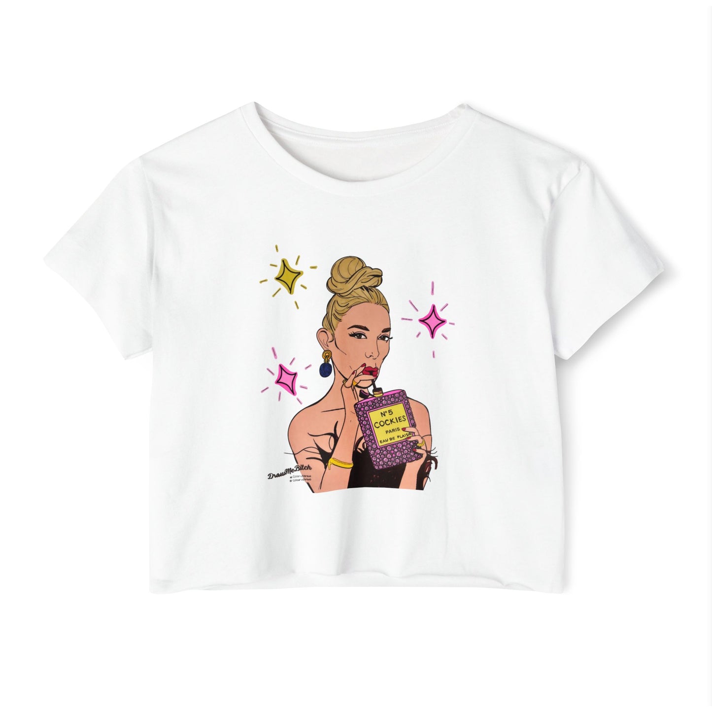 RHOM Marysol Cockies "Ay Por Favor", Cropped Tee, Featuring Marysol Patton