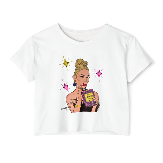 RHOM Marysol Cockies "Ay Por Favor", Cropped Tee, Featuring Marysol Patton