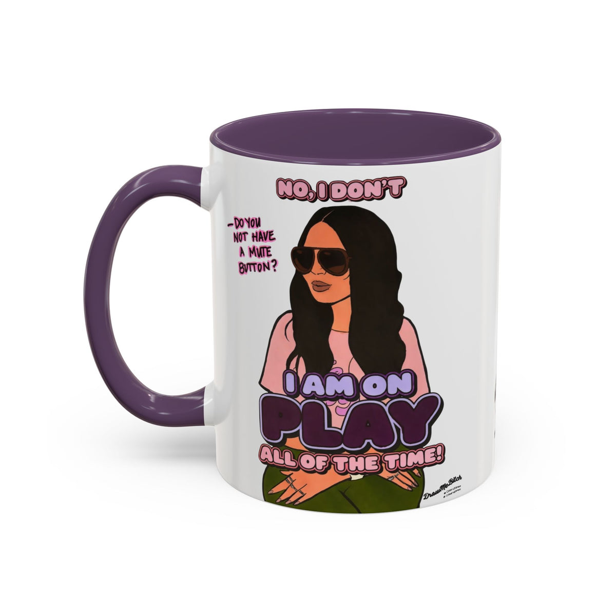 RHOSLC Lisa On Play, Ceramic Mug, (11oz, 15oz)  featuring Lisa Barlow