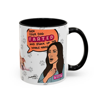 RHOSLC Mary vs. Angie Farts, Ceramic Mug, (11oz, 15oz) Featuring Mary Cosby and Angie Katsanevas