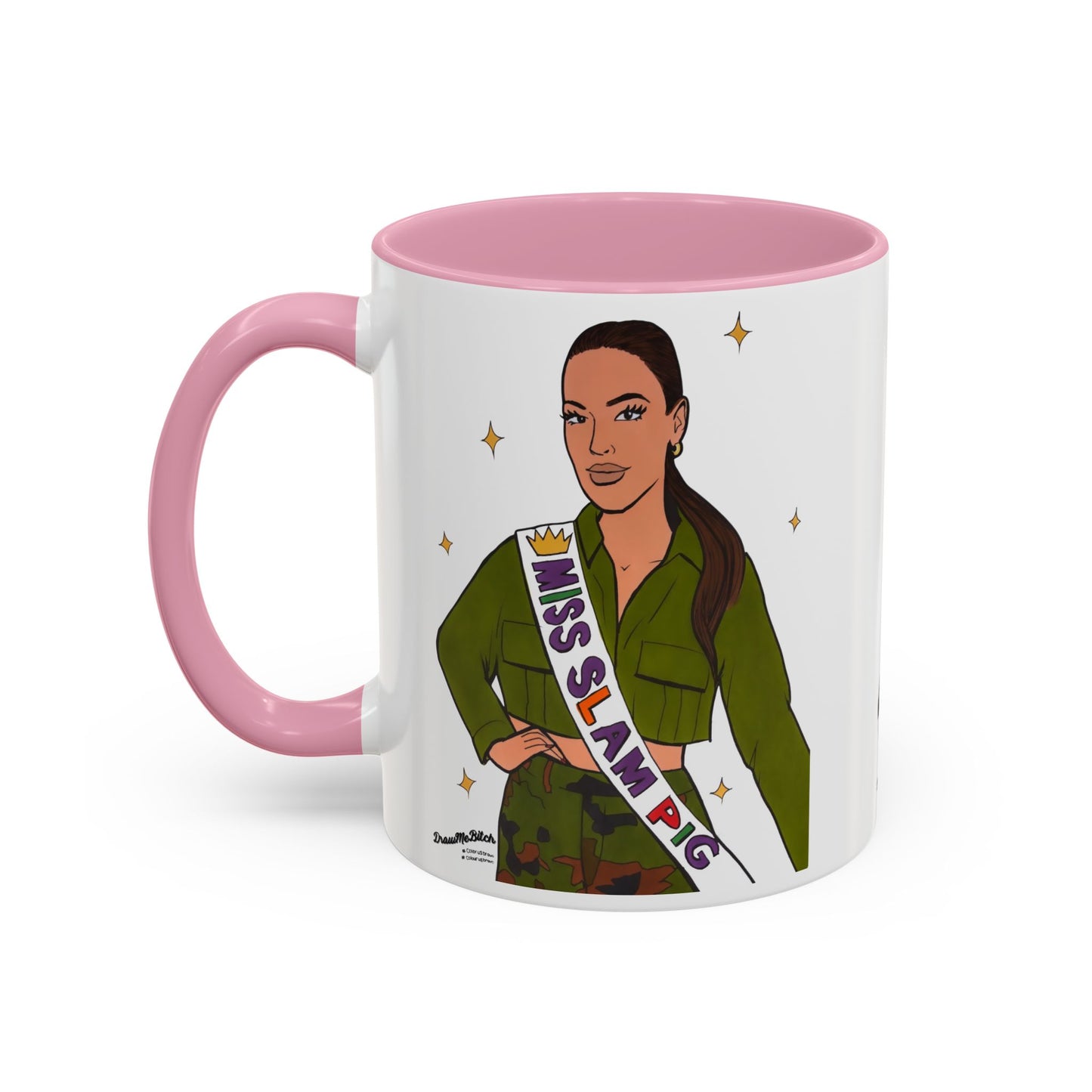 RHORI Kelsey vs. Rosie SLAM PIG, Ceramic Mug, (11oz, 15oz) featuring Kelsey Swanson & Rosie Woods