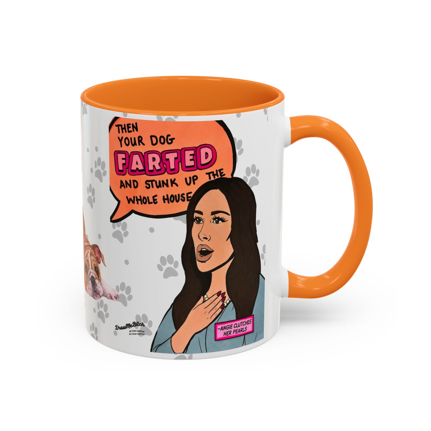 RHOSLC Mary vs. Angie Farts, Ceramic Mug, (11oz, 15oz) Featuring Mary Cosby and Angie Katsanevas