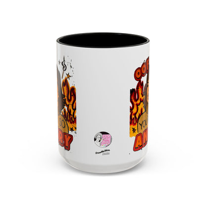 RHOBH, "OOF You're Angry" Ceramic Mug, (11oz, 15oz) featuring Lisa Rinna