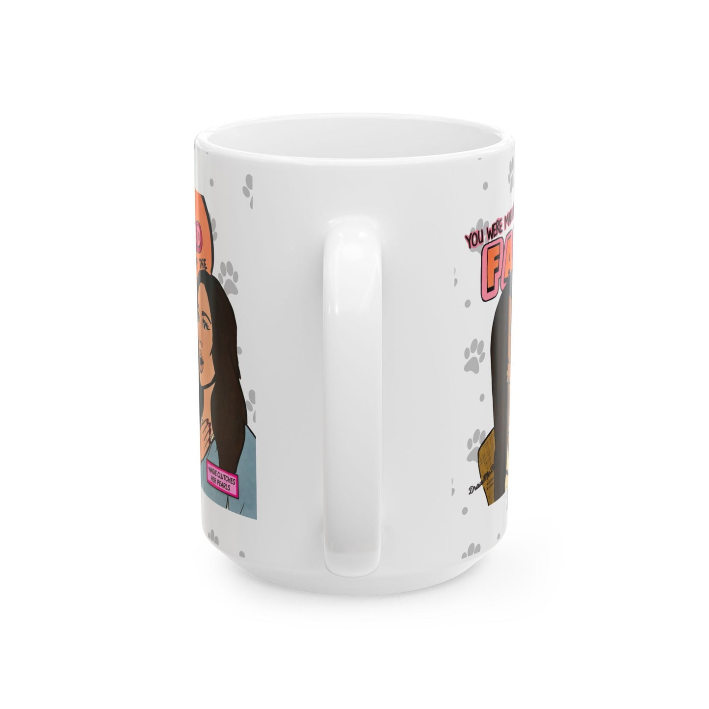 RHOSLC Mary vs. Angie Farts, Ceramic Mug, (11oz, 15oz) Featuring Mary Cosby and Angie Katsanevas