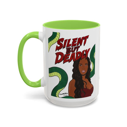 Summer House Ciara Silent but Deadly, Ceramic Mug, (11oz, 15oz) featuring Ciara Miller