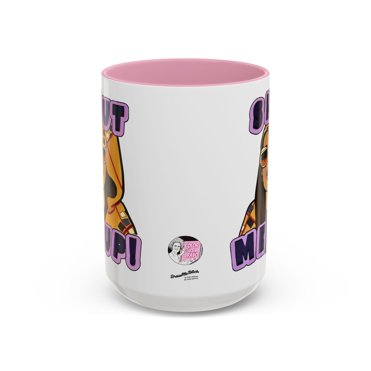 RHOSLC Shut Me Up!, Ceramic Mug, (11oz, 15oz) Featuring Mary Cosby