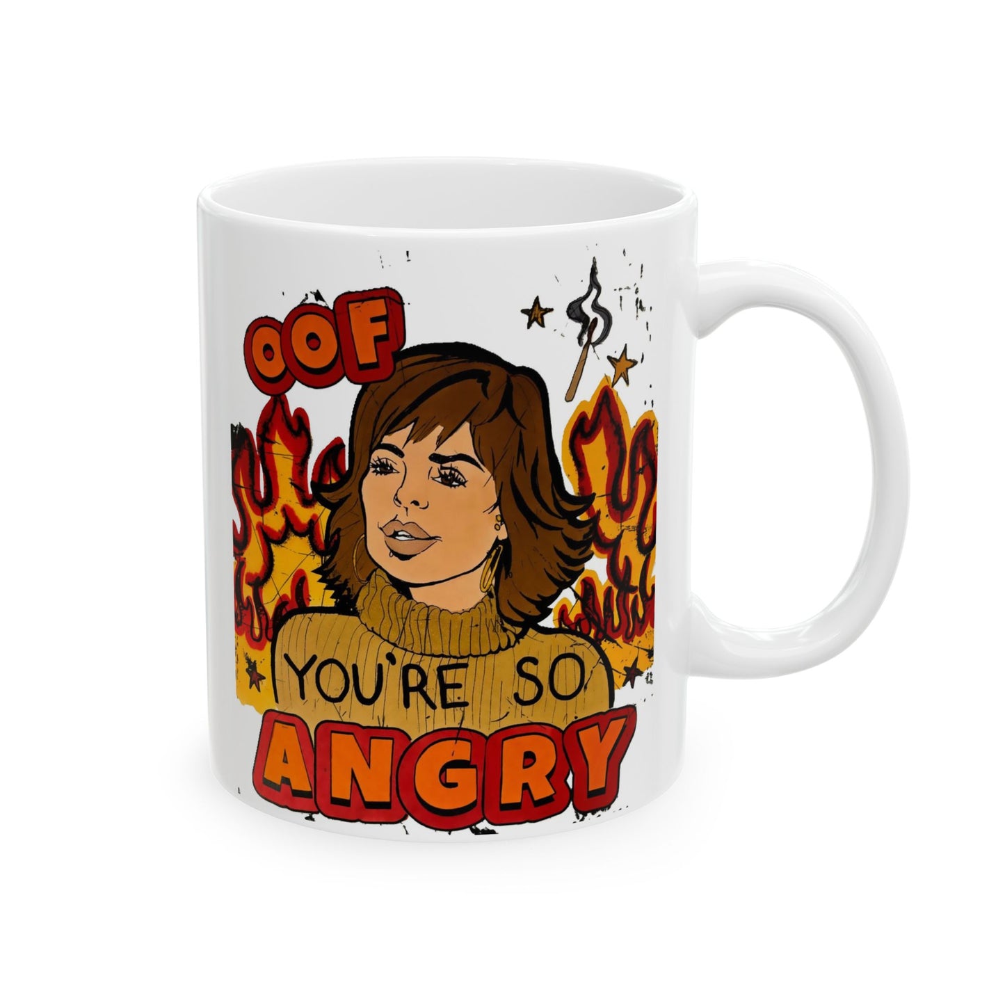 RHOBH "OOF You're Angry" featuring Lisa Rinna, Ceramic Mug