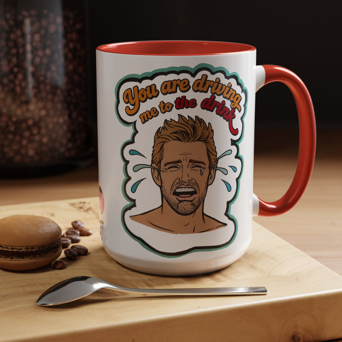 Summer House Kyle Driving to the Drink, Ceramic Mug, (11oz, 15oz) featuring Kyle Cooke