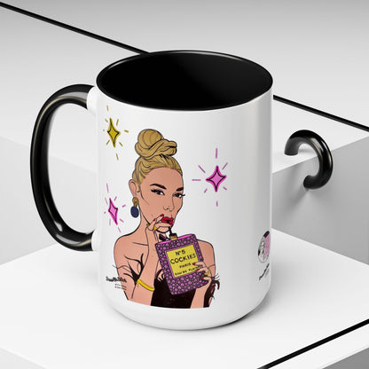RHOM Marysol Cockies, Ceramic Mug, (11oz, 15oz) featuring Marysol Patton