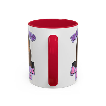 RHOSLC "Wake Up Bobblehead!", Ceramic Mug, (11oz, 15oz) featuring Mary Cosby