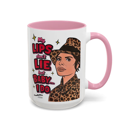 Traitors Lisa Rinna Lips Don't Lie, Ceramic Mug, Various Sizes & Colors
