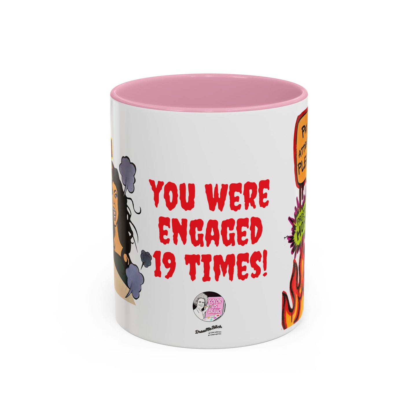 RHONJ "Prostitutions' Whore", Ceramic Mug, (11oz, 15oz) Featuring Teresa Giudice vs. Danielle Staub