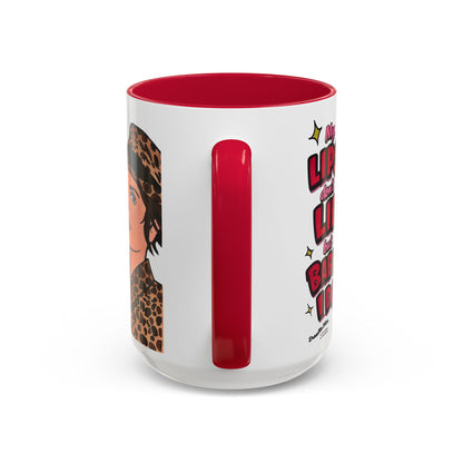 Traitors Lisa Rinna Lips Don't Lie, Ceramic Mug, Various Sizes & Colors
