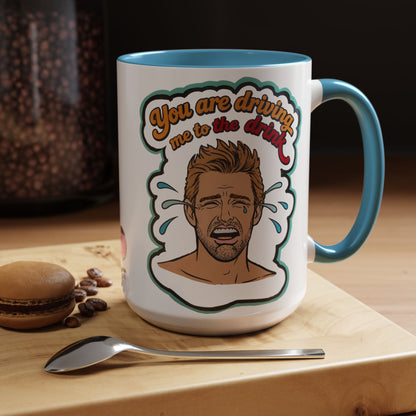 Summer House Kyle Driving to the Drink, Ceramic Mug, (11oz, 15oz) featuring Kyle Cooke