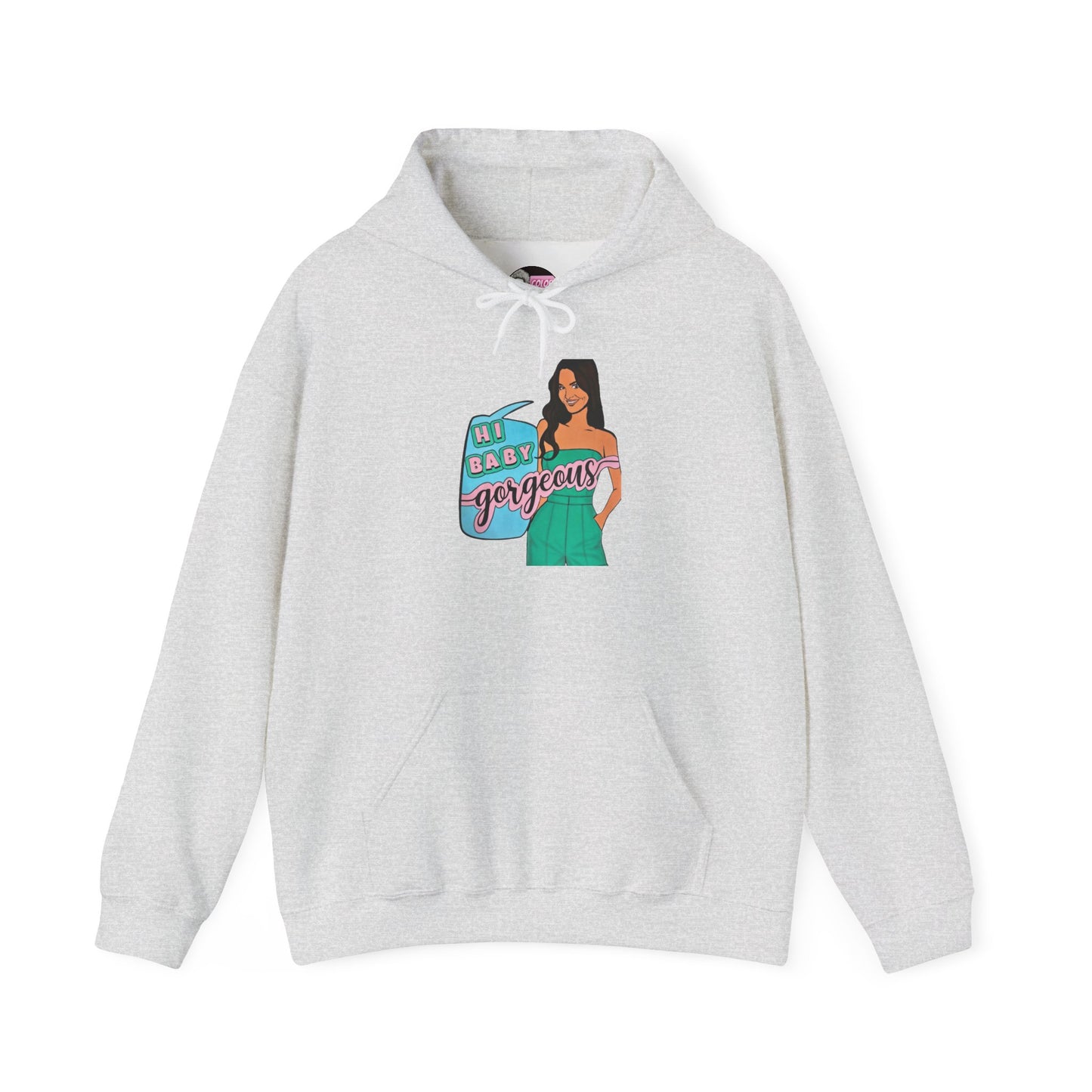 RHOSLC Lisa "Hey Baby Gorgeous!", Unisex Hoodie, featuring Lisa Barlow