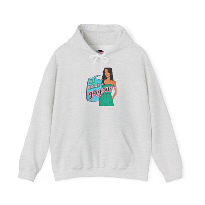 RHOSLC Lisa "Hey Baby Gorgeous!", Unisex Hoodie, featuring Lisa Barlow