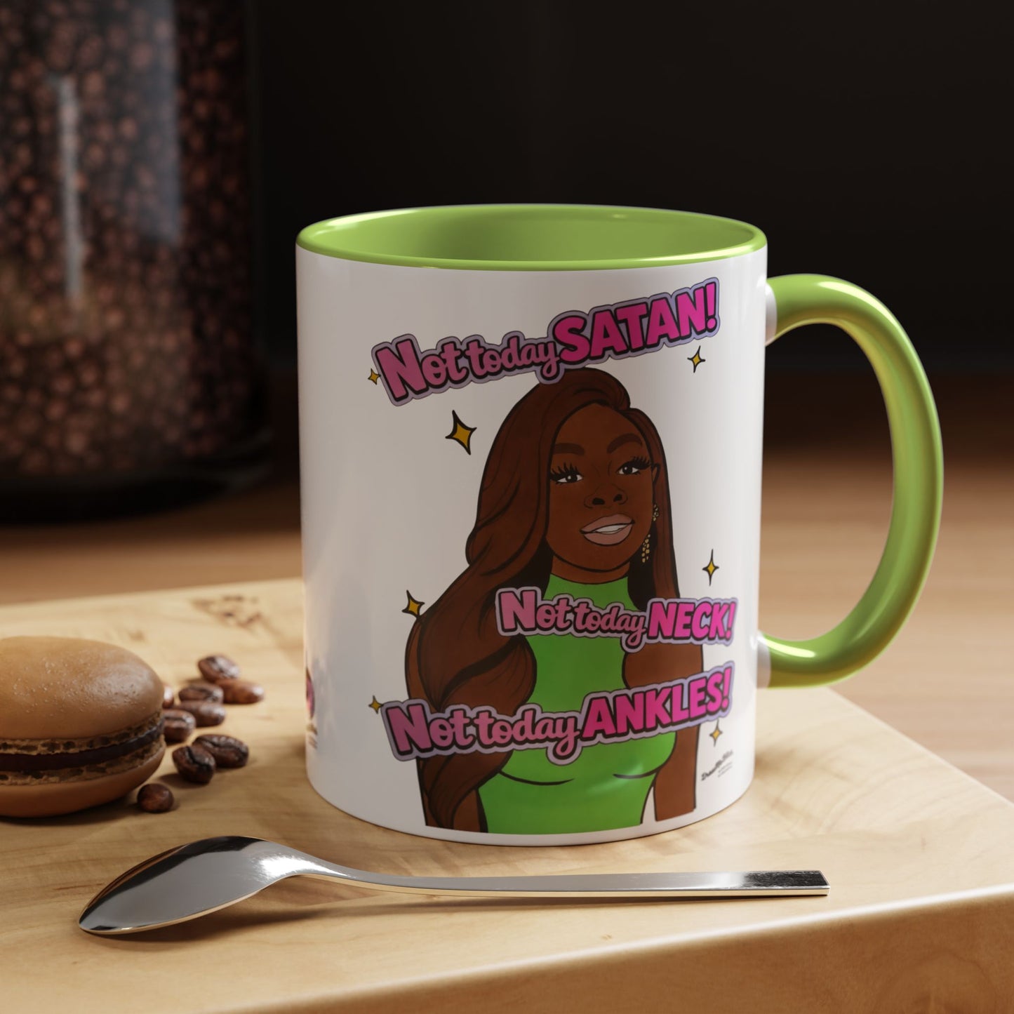 RHOP Candiace Not Today Neck!, Ceramic Mug, Various Sizes & Colors, featuring Candiace Dillard Bassett