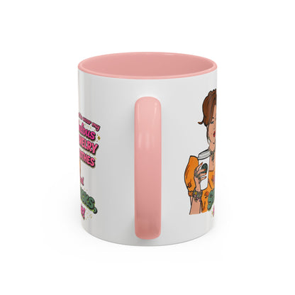 RHOBH Jenn Tilley Jewels and Coffee, Ceramic Mug, Various Sizes & Colors, featuring Jennifer Tilley