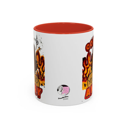 RHOBH, "OOF You're Angry" Ceramic Mug, (11oz, 15oz) featuring Lisa Rinna