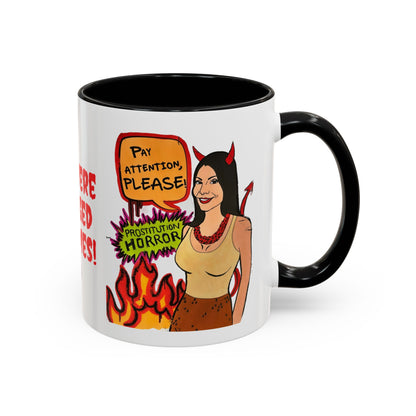 RHONJ "Prostitutions' Whore", Ceramic Mug, (11oz, 15oz) Featuring Teresa Giudice vs. Danielle Staub
