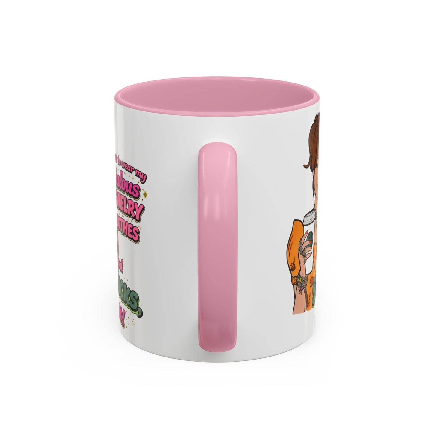 RHOBH Jenn Tilley Jewels and Coffee, Ceramic Mug, Various Sizes & Colors, featuring Jennifer Tilley