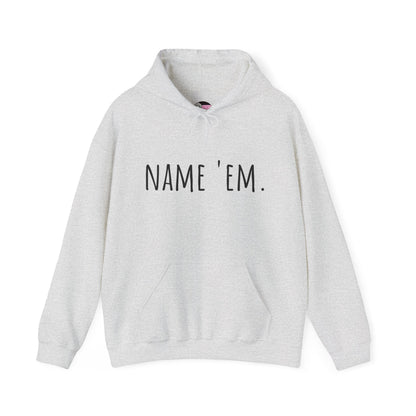 RHOBH Kyle vs. Sutton "NAME 'EM", Unisex Hoodie, featuring Kyle Richards and Sutton Stracke