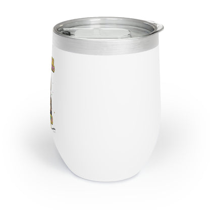 RHOM Lisa Hochstein Doesn't Drink Poison, Chill Wine Tumbler, 12oz Featuring Lisa Hochstein