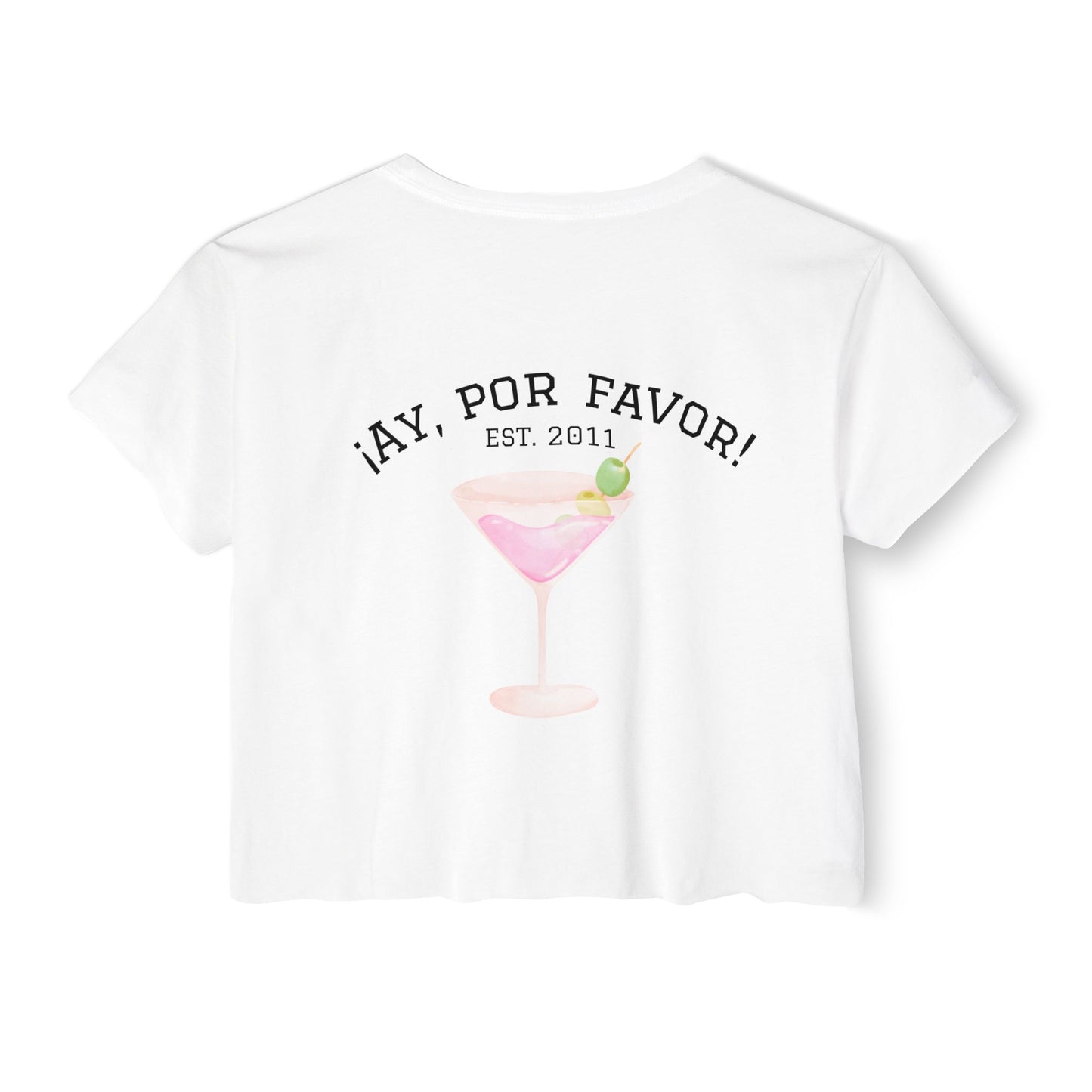 RHOM Marysol Cockies "Ay Por Favor", Cropped Tee, Featuring Marysol Patton