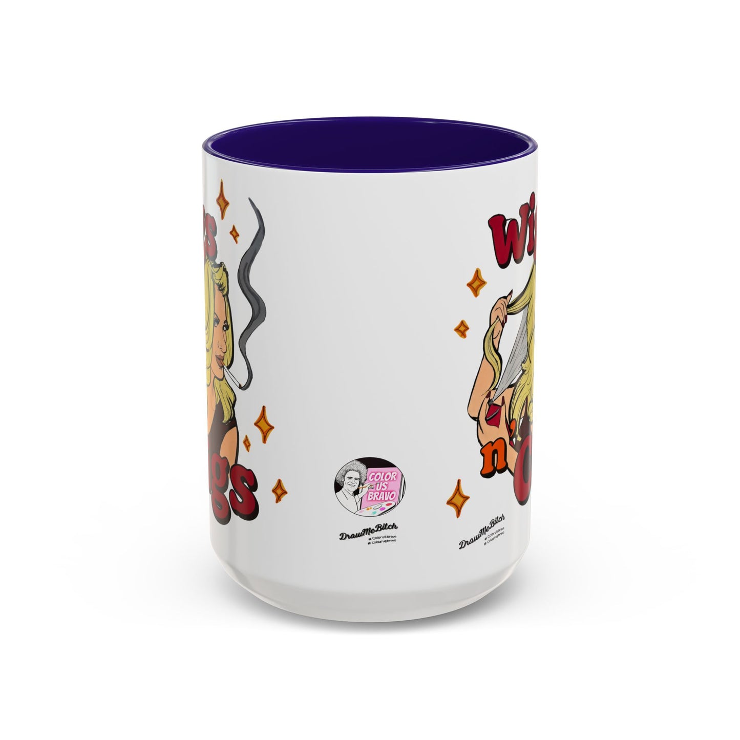 RHOA Kim "Wigs n' Cigs", Ceramic Mug, (11oz, 15oz) Featuring Kim Zolciak