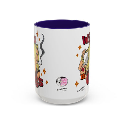 RHOA Kim "Wigs n' Cigs", Ceramic Mug, (11oz, 15oz) Featuring Kim Zolciak