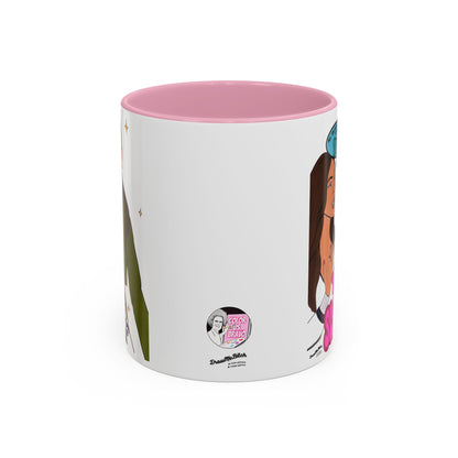 RHORI Kelsey vs. Rosie SLAM PIG, Ceramic Mug, (11oz, 15oz) featuring Kelsey Swanson & Rosie Woods