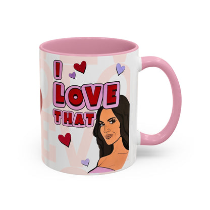 RHOSLC Lisa "Love That" Ceramic Mug, (11oz, 15oz)  featuring Lisa Barlow