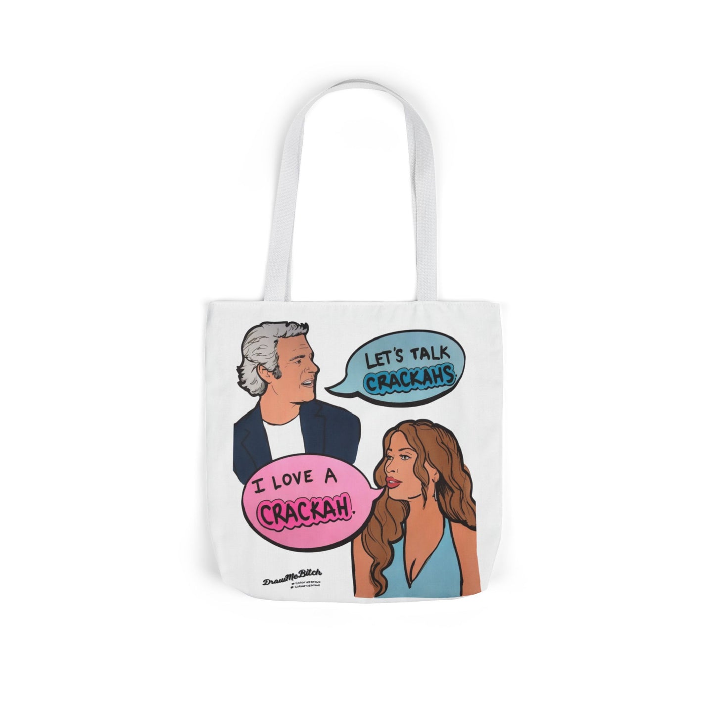 RHORI Alicia Loves a Crackah, Tote Bag featuring Alicia Carmody
