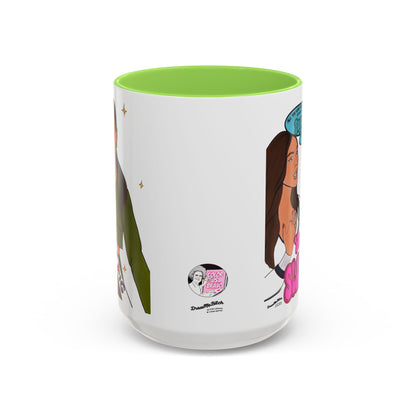 RHORI Kelsey vs. Rosie SLAM PIG, Ceramic Mug, (11oz, 15oz) featuring Kelsey Swanson & Rosie Woods