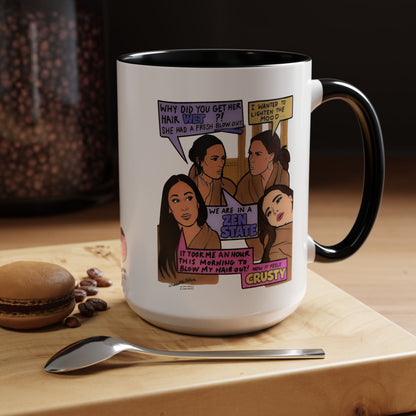 RHOSLC Zen State, Ceramic Mug, (11oz, 15oz)  featuring Lisa Barlow, Angie K, Britani Bateman, and Meredith Marks