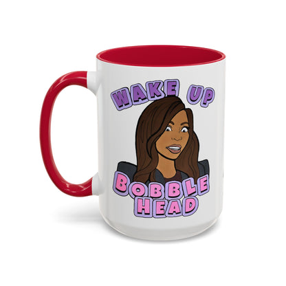 RHOSLC "Wake Up Bobblehead!", Ceramic Mug, (11oz, 15oz) featuring Mary Cosby