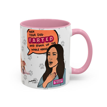 RHOSLC Mary vs. Angie Farts, Ceramic Mug, (11oz, 15oz) Featuring Mary Cosby and Angie Katsanevas