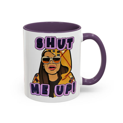 RHOSLC Shut Me Up!, Ceramic Mug, (11oz, 15oz) Featuring Mary Cosby