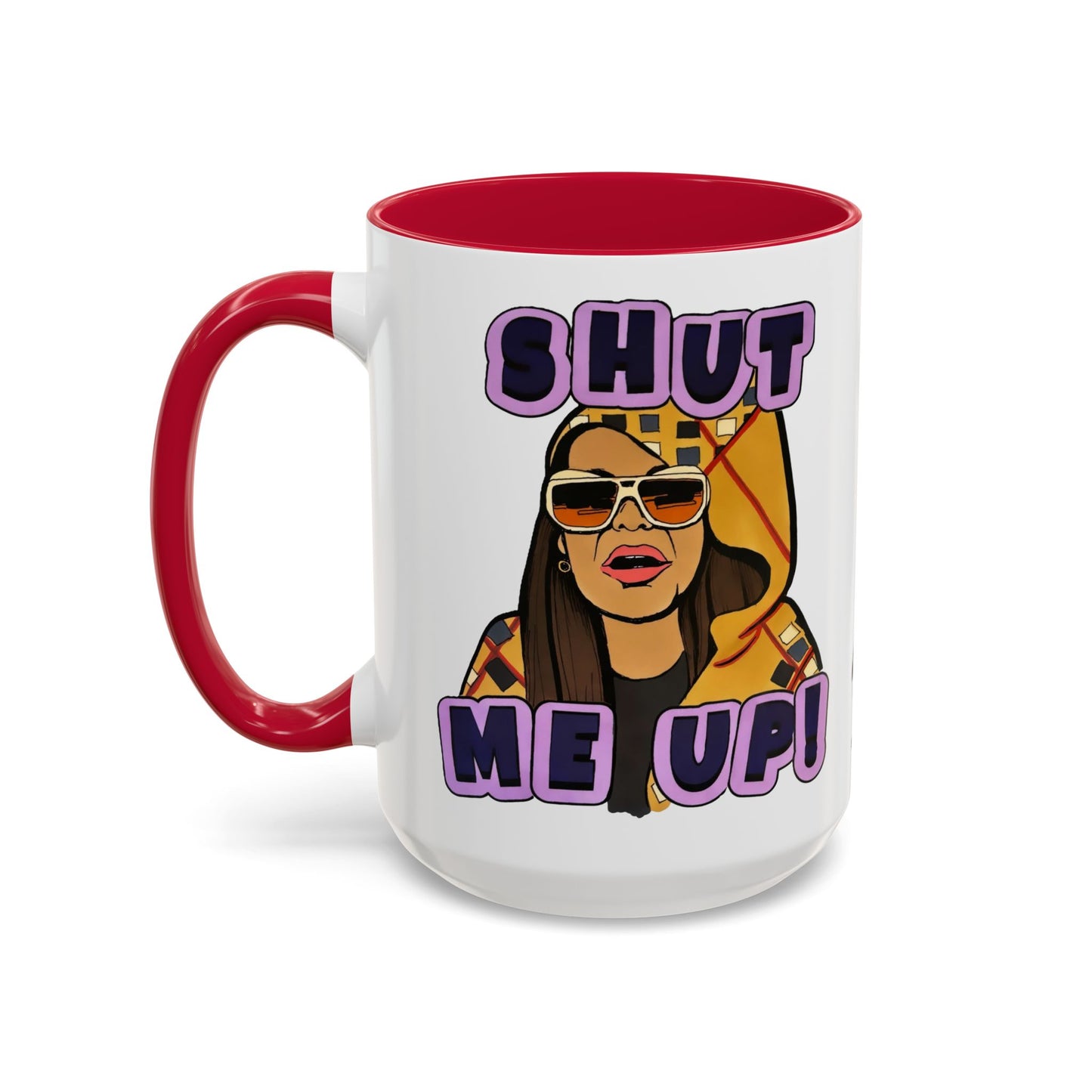 RHOSLC Shut Me Up!, Ceramic Mug, (11oz, 15oz) Featuring Mary Cosby