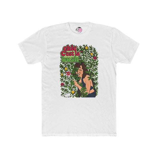 RHONY LuAnn in the Bushes, Unisex Cotton Crew Tee Featuring Dorit Kemsley