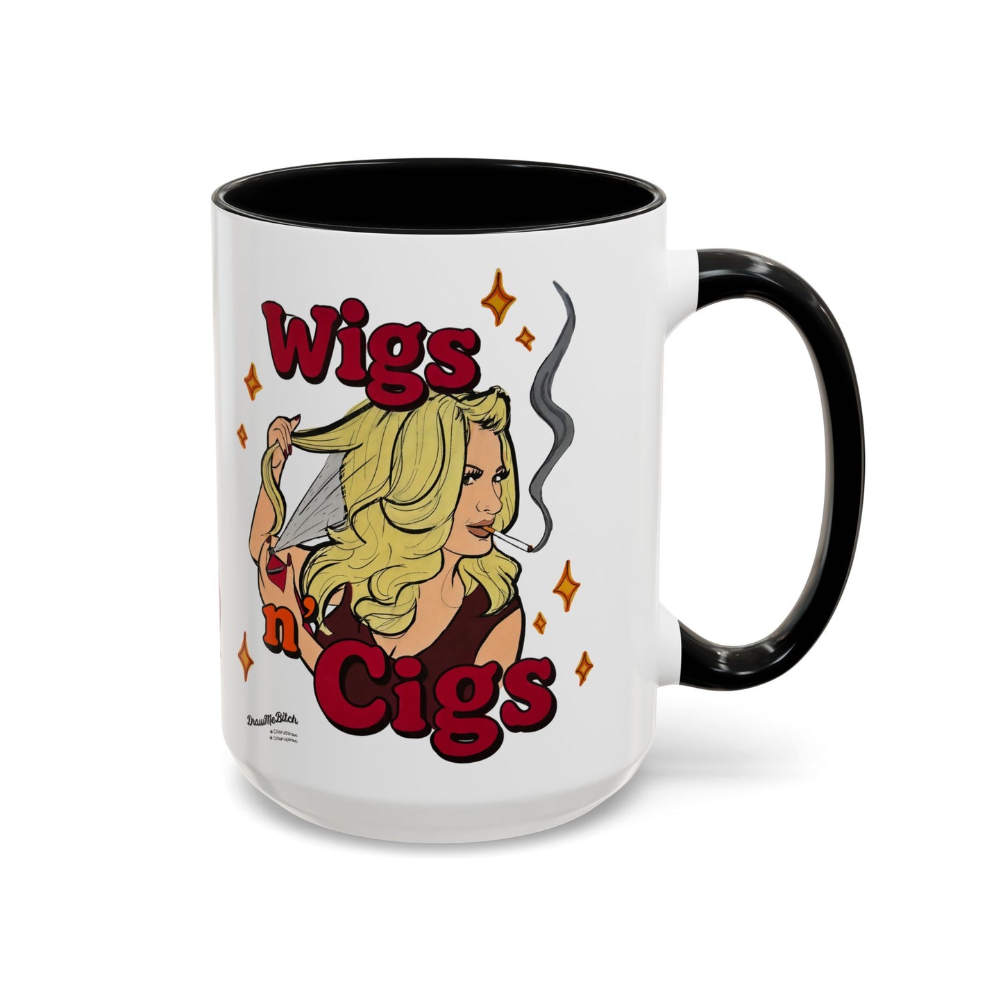 RHOA Kim "Wigs n' Cigs", Ceramic Mug, (11oz, 15oz) Featuring Kim Zolciak