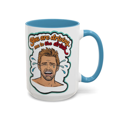 Summer House Kyle Driving to the Drink, Ceramic Mug, (11oz, 15oz) featuring Kyle Cooke