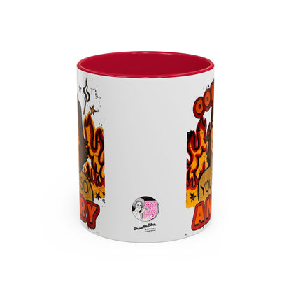 RHOBH, "OOF You're Angry" Ceramic Mug, (11oz, 15oz) featuring Lisa Rinna