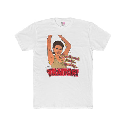 Traitors Lisa Iconic, Legendary, Traitor, Unisex Cotton Crew Tee Featuring Lisa Rinna