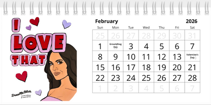 Real Housewives of 2026, Desktop Calendar, Featuring Various Real Housewives from Bravo TV