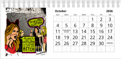 Real Housewives of 2026, Desktop Calendar, Featuring Various Real Housewives from Bravo TV