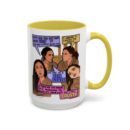 RHOSLC Zen State, Ceramic Mug, (11oz, 15oz)  featuring Lisa Barlow, Angie K, Britani Bateman, and Meredith Marks