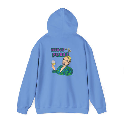 RHOBH Erika "Merce is in the Purse", Unisex Hoodie, featuring Erika Jayne